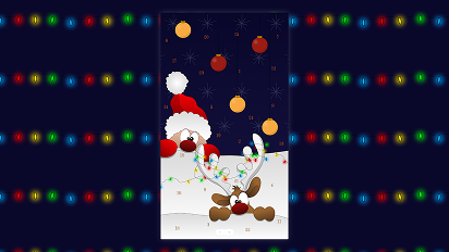 Screenshot meines selbst illustrierten Adventskalender 2025